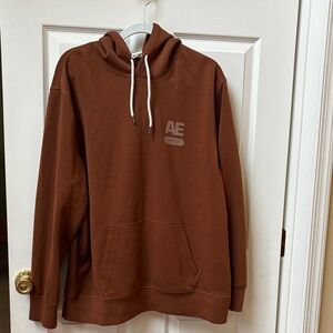 American Eagle Outfitters Men's Rust Hoodie